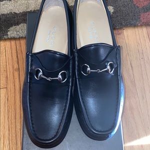 Authentic Gucci leather loafers